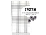 Kratka Krata Kratownica 150x80 cm SREBRNA + komplet mocowań