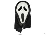 Maska Krzyk z kapturem przebranie na karnawał, dekoracja na Halloween