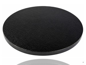 Podkład pod tort 28 cm czarny angielski okrągły gruby 1,2 cm