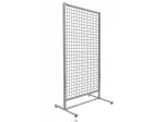 Parawan Kratka Krata Kratownica w stelażu 175x80 cm noga środek SREBRNA