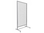 Parawan Kratka Krata Kratownica w stelażu 175x80 cm noga tył SREBRNA