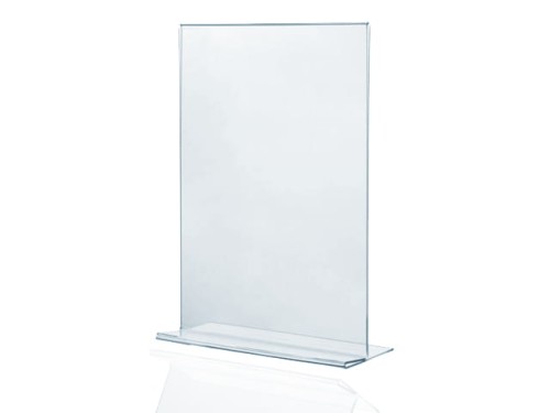 stojak T na menu, stojak na menu plexi A4 montip.jpg