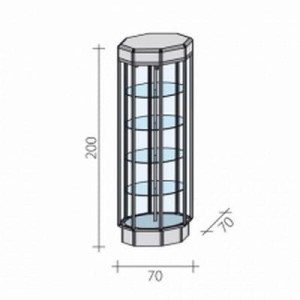 Display case FO 1 OBR
