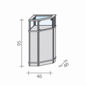 External, corner counter VA 9 3 Z