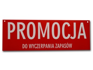 Tablica tabliczka PROMOCJA 69x24cm