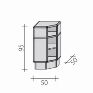 Internal, corner counter FLW-4
