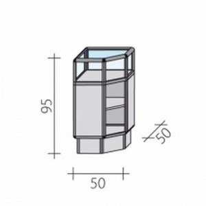 Internal, corner counter FLW-3