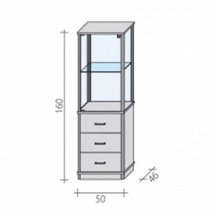 Shopping display case VA 4 SW