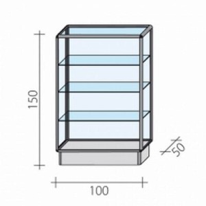 Counter, display case FW-100-1