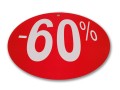 Tablica tabliczka z napisami informacyjna -60%