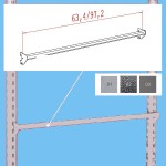 Ramię owalne krótkie dla modułu 64cm malowane