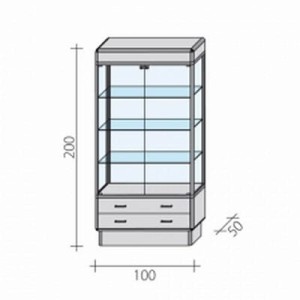 Display case FG100 S