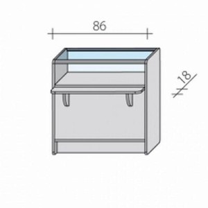 Shelf for bags PT 90