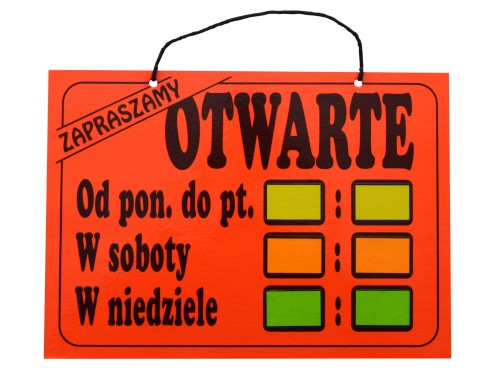 otwarte od pon. do ndz. a4 1