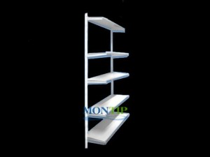 Wall, storage shelving unit 193 cm x 103 cm x 25 cm