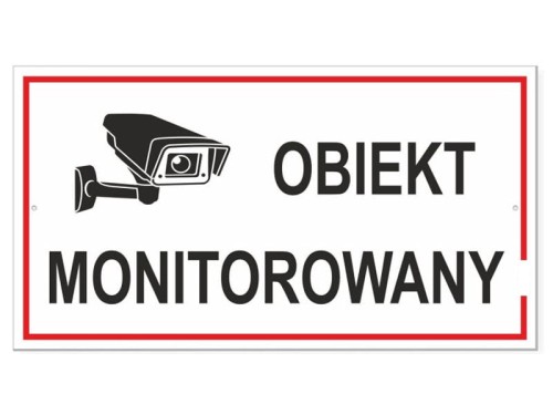 obiekt-monitorowany tabliczka z napisami