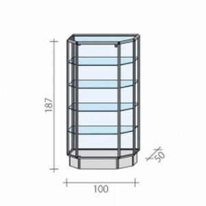 Display case FGH 1 R