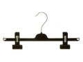 WIESZAKI KLAMROWE ODZIEŻOWE 40 CM CZARNE