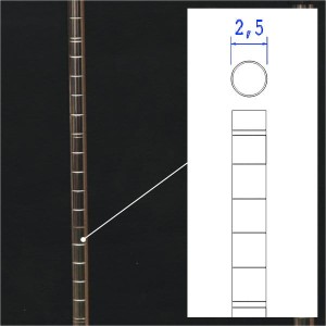 Column/leg for mesh shelving system H90 cm