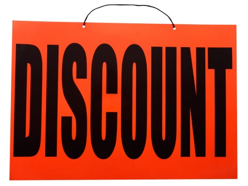 Tablica tabliczka DISCOUNT