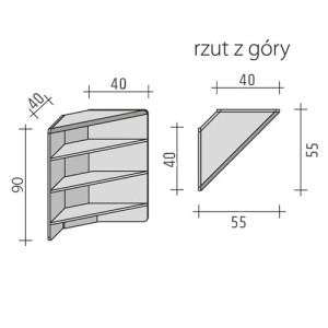 Internal, corner showcase
