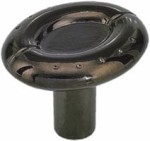 Furniture knob - glossy chrome
