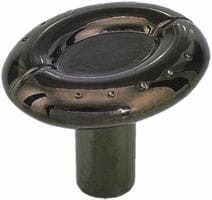 Furniture knob - glossy chrome