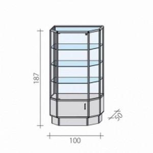 Display case FGH DR