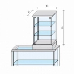 Extension for cabinet PO 10