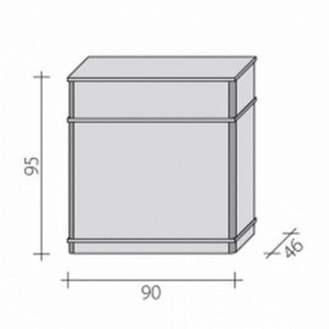 Full shopping display case VA 7 4