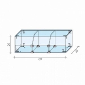 One-level confectionery counter AL 14 M
