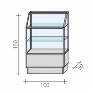Counter, display case FWS-100-2
