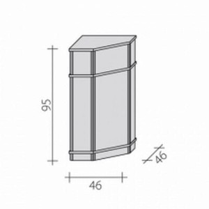 External, corner counter VA 9 4 Z