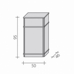 Full shopping display case VA 8 4
