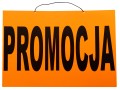 Tabliczka z napisami PROMOCJA