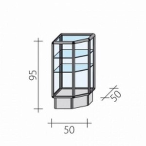 Internal, corner counter FLW-1