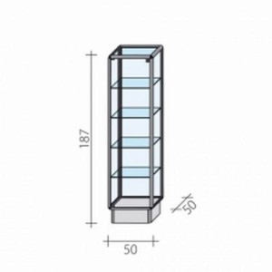 Display case FG50 1 R
