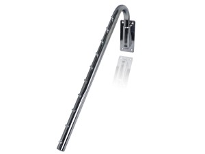 Wieszak z 10 bolcami + jarzmo rurka fi 25 chrom