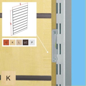 Plecy z płyty laminowanej panelowe montowane przed licem nóg dla modułu 97,8cm