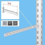 Haczyk / Zawieszka na perforację 30cm płaska prosta 