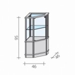 External, corner counter VA 9 2 Z