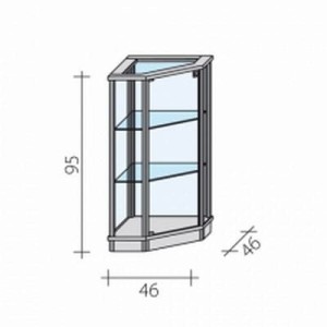 Internal, corner counter VA 9 1 W