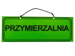 Tablica tabliczka PRZYMIERZALNIA A4/2