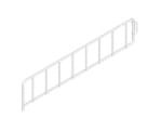 Railing lateral 50 cm galvanized