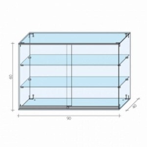 Extension for counter with doors AL 13 D