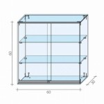 Extension for counter with doors AL 13 MD
