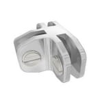 3 way glass connector/joint, chrome plated