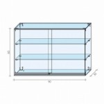 Extension for counter with doors AL 12 D