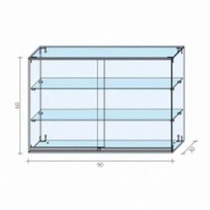 Extension for counter with doors AL 12 D