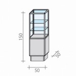 Counter, display case FW-50-3